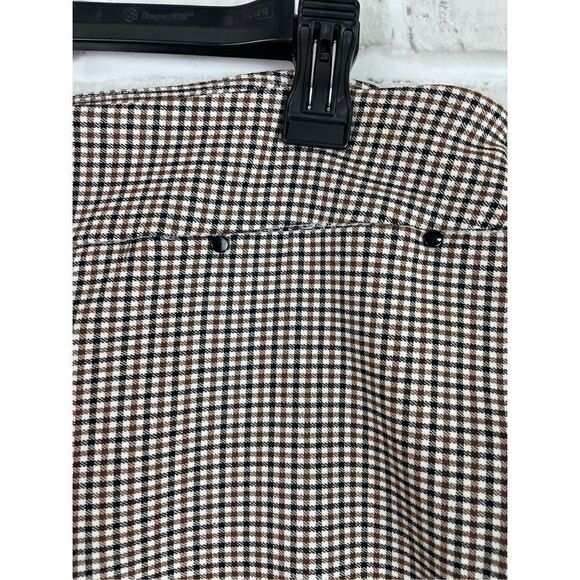EST 1946 Women's Plaid Pull-on Elastic Waist Trouser Size 10 Business Casual - Picture 3 of 7